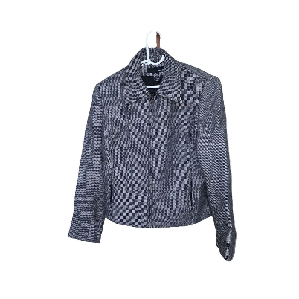Hennes Collection Womens Grey Vintage Jacket Coat Size 12